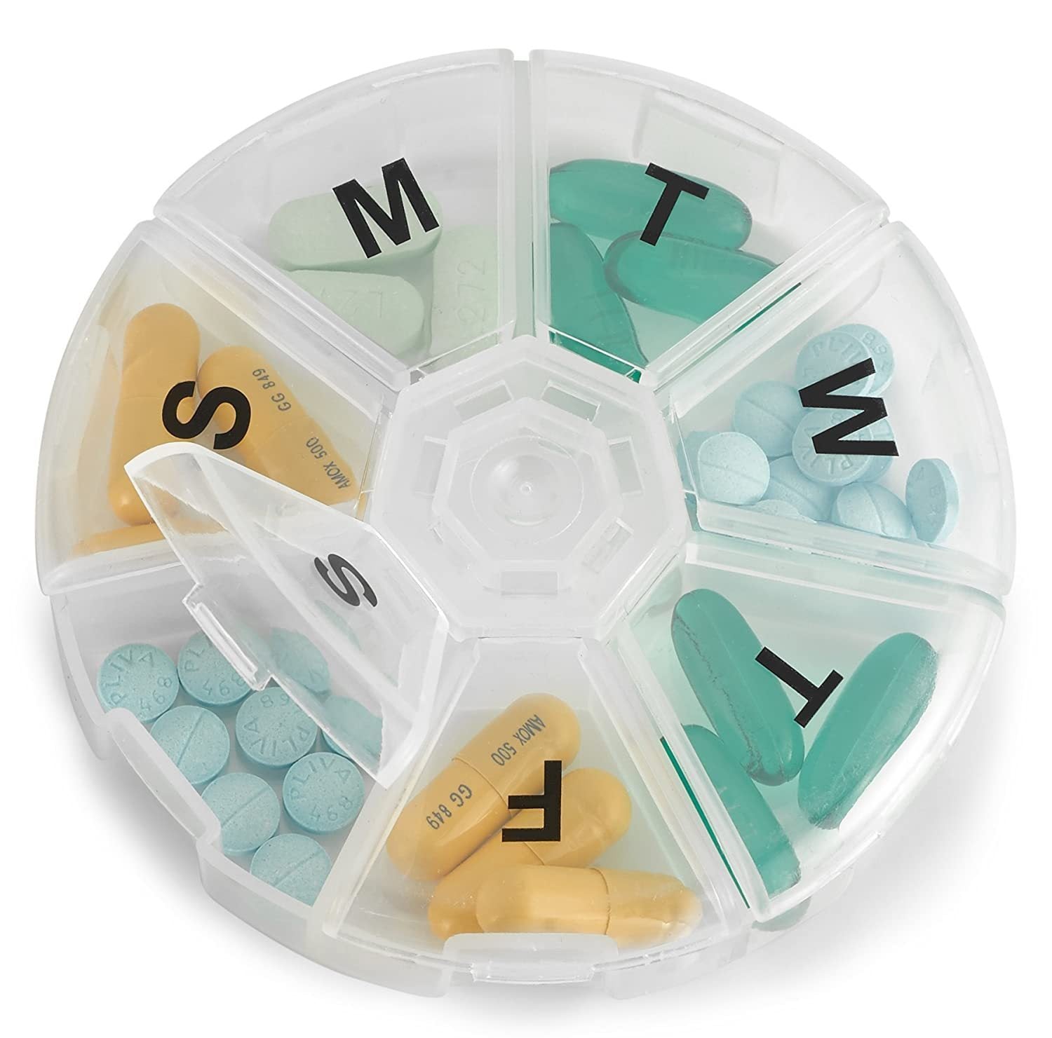 0302 7 Day Weekly Mini Pill Medicine Box Holder Storage Container Case Pill Box Splitters Travel Pill Box - SkyShopy 0302 7 Day Weekly Mini Pill Medicine Box Holder Storage Container Case Pill Box Splitters Travel Pill Box - SkyShopy